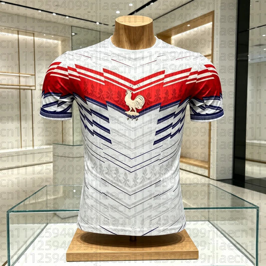 2026 New France Soccer Jerseys and Breathable 3D Printed T-Shirts for AdultsTops for Y2K Tops Summer Unisex Football Fans  Men's